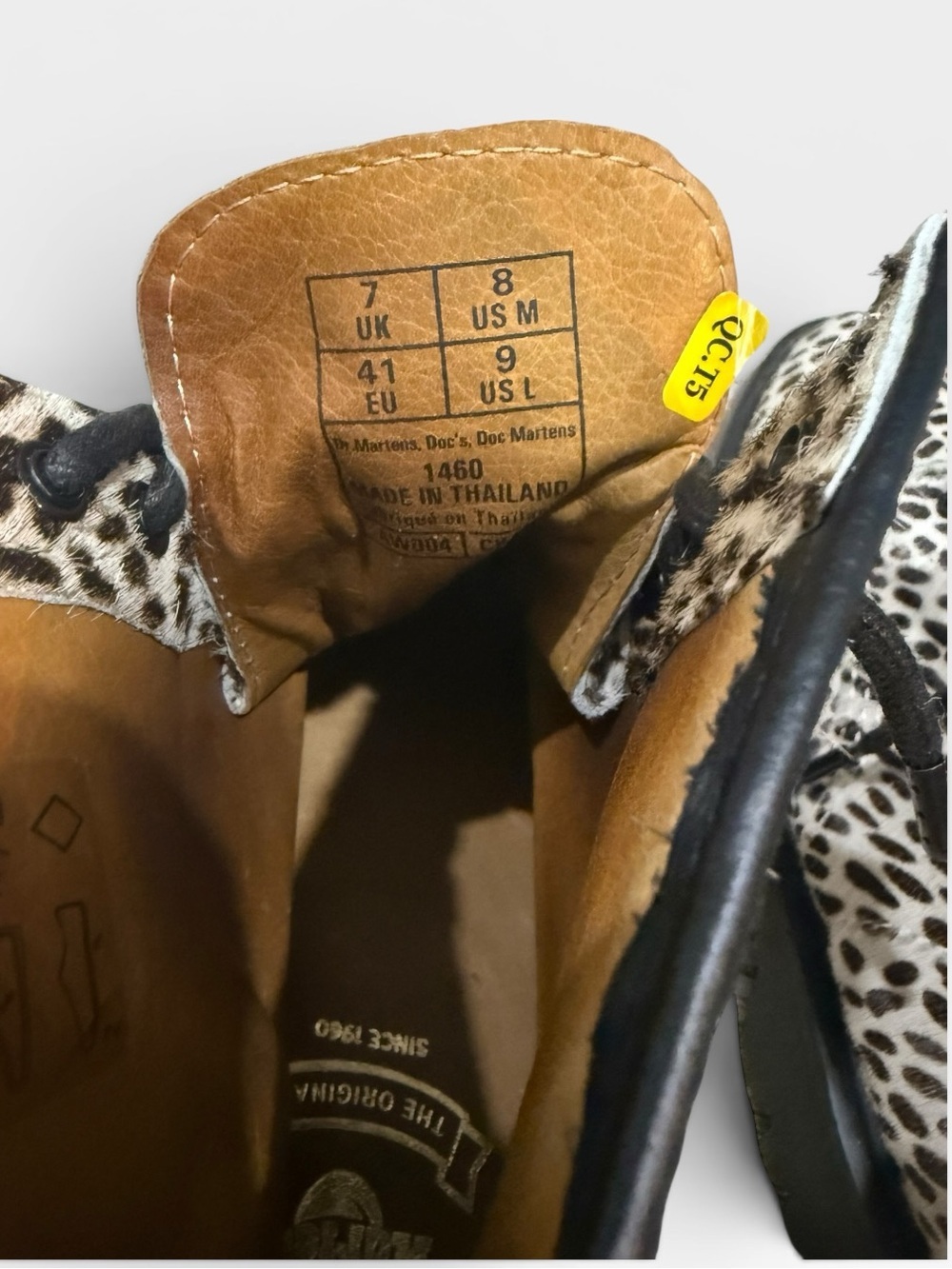 Pony Hair Dr. Martens size 8 - Picture 7 of 8